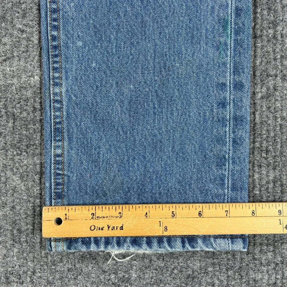 Levis 505 Mens Straight Leg Jeans Size 32x30 Medium Wash Regular Fit Mid Rise